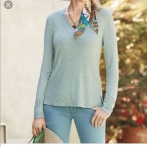 Cabi laid back long sleeve pullover- size M